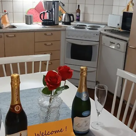 Family Deluxe - Sleep Well! Very Quiet Night - Queensize Good Quality Twinbed And Second Bedroom 2 Single Beds- Spacious 60m2 - Supermarket Prisma And Restaurang Only 200m - And Trail - Tea And Coffee - Towels بيت للعطل سافونلينّا