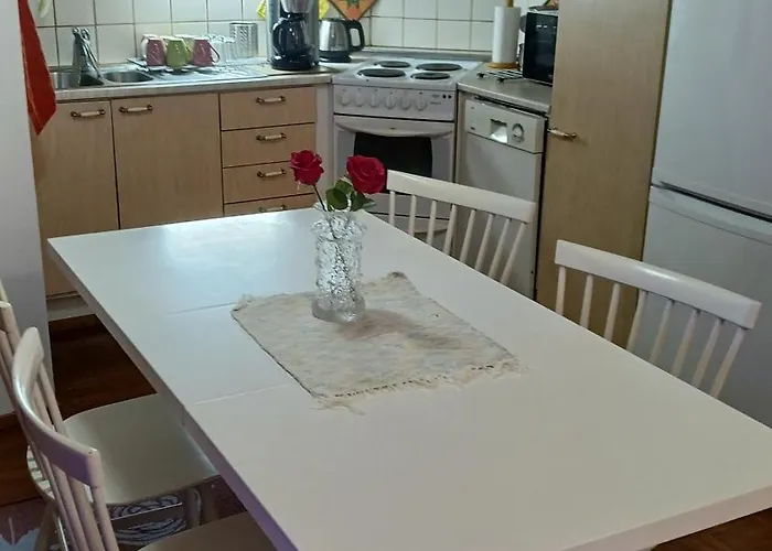 Family Deluxe - Sleep Well! Very Quiet Night - Queensize Good Quality Twinbed And Second Bedroom 2 Single Beds- Spacious 60m2 - Supermarket Prisma And Restaurang Only 200m - And Trail - Tea And Coffee - Towels בית נופש סאבונלינה