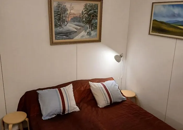 Family Deluxe - Sleep Well! Very Quiet Night - Queensize Good Quality Twinbed And Second Bedroom 2 Single Beds- Spacious 60m2 - Supermarket Prisma And Restaurang Only 200m - And Trail - Tea And Coffee - Towels * סאבונלינה