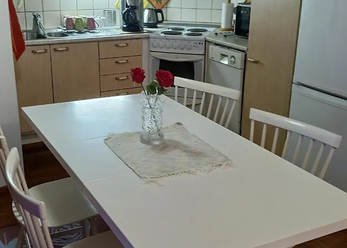 Family Deluxe - Sleep Well! Very Quiet Night - Queensize Good Quality Twinbed And Second Bedroom 2 Single Beds- Spacious 60m2 - Supermarket Prisma And Restaurang Only 200m - And Trail - Tea And Coffee - Towels בית נופש סאבונלינה